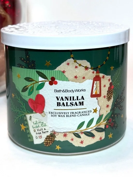 VANILLA BALSAM 3 Wick Candle
