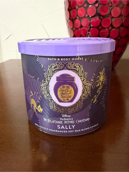 Bath & Body Works Sally 3-Wick Candle Nightmare Before Christmas