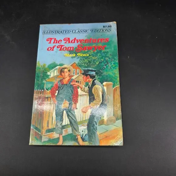 The Adventures of Tom Sawyer Mark Twain ILLUSTRATED CLASSIC 1992 Softcover