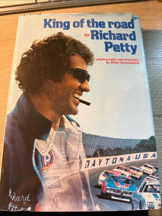 'King of the Road' Hardcover Book - Blue