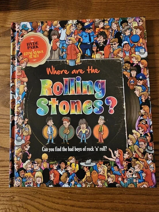 Where Are The Rolling Stones? Hardcover Book