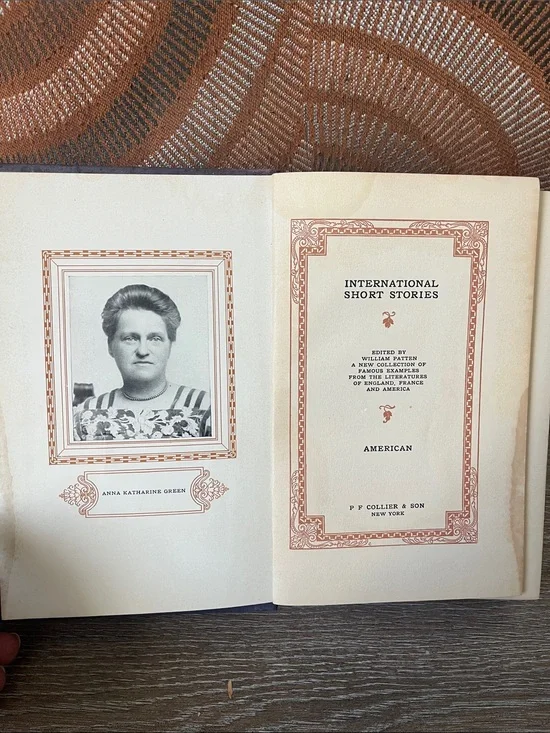 Vintage 'International Short Stories' Hardcover Book by P.F. Collier & Son 1910