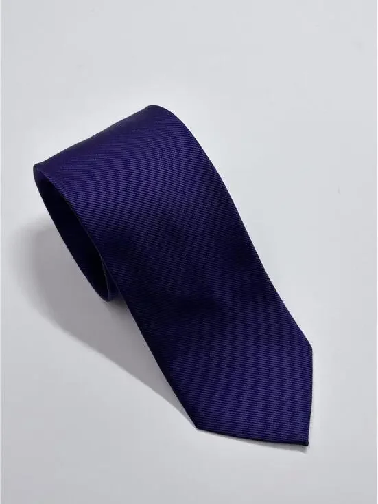 J. Crew 100% Silk‎ Tie In Solid Purple
