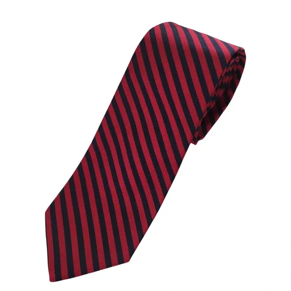 NWT Brooks Brothers Navy and Red Striped Tie Made in USA