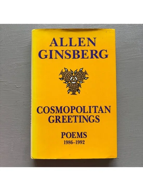 Cosmopolitan Greetings Allen Ginsberg Poems 1986-1992 Hardcover Book 1st Edition