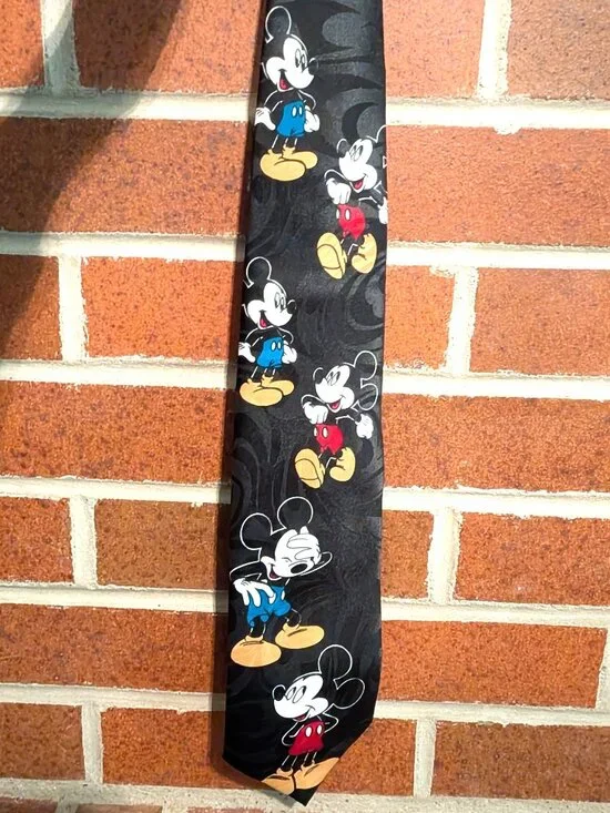 Vintage Disney Mickey Mouse Tie NWT Mickey Unlimited Balancine 56