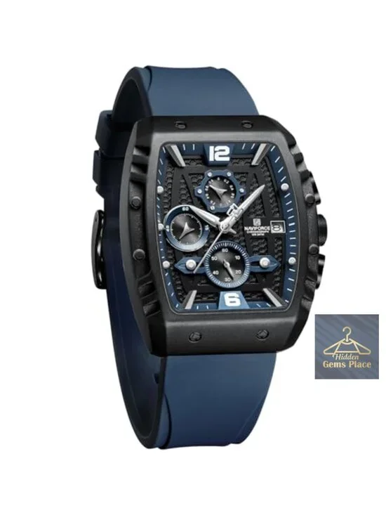 Men's Business Dress Watch with Date and Chronograph Dial