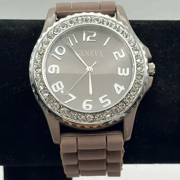 Brown Geneva Men’s Watch