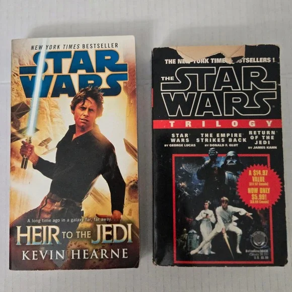 Star Wars Paperback Lot 2 Heir to the Jedi Kevin Hearne Original Trilogy 1993