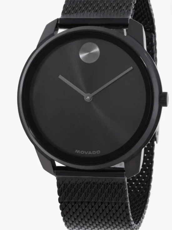 Movado Bold quartz Black Mesh Men's Watch