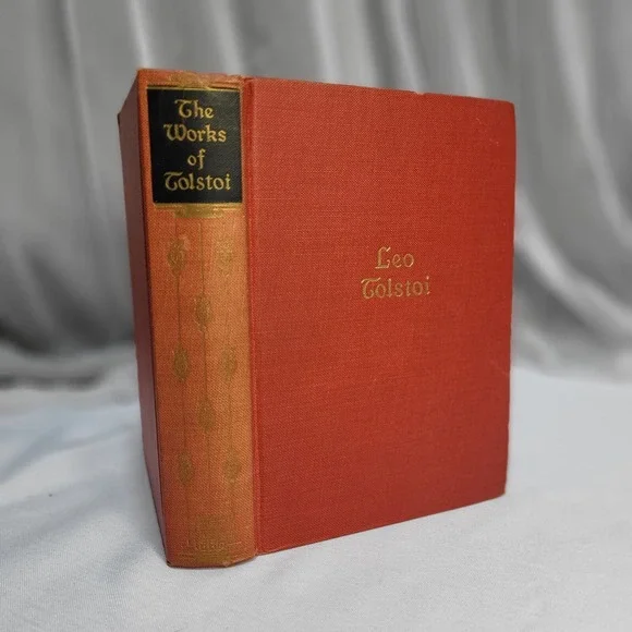 The Works of Leo Tolstoi 1928 Walter J Black Hardcover Red Cloth One Volume Ed