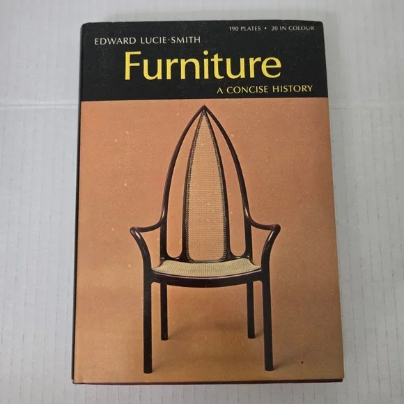 Vintage 1979 Furniture A Concise History Edward Lucie Smith Art Design Book OUP