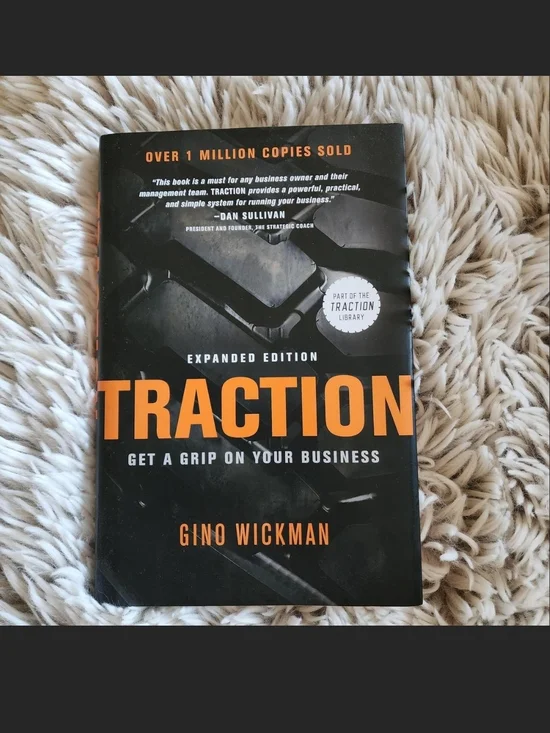 Black and Orange TRACTION by - Business Book