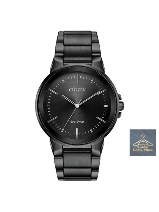 Men's Eco-Drive Watch Stainless Steel 41mm Solar Powered