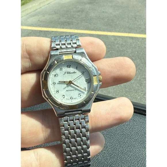 J Chevalier Swiss Watch Eta Automatic Vintage