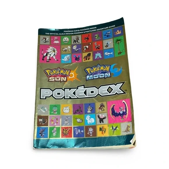 Pokémon Sun & Moon Pokedex Official Alola Region Adventure Guide Book
