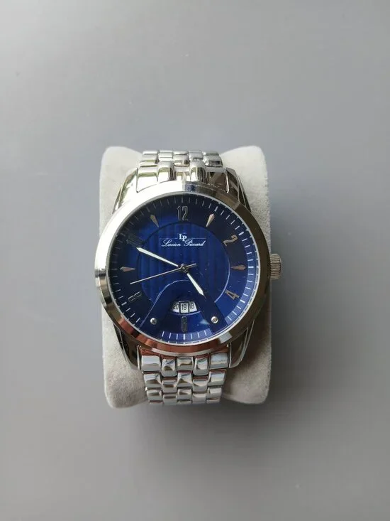 Lucien Piccard - NY Giants Blue and Steel Watch