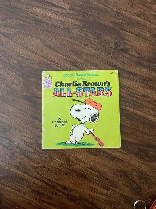 Vintage Charlie Brown baseball book
