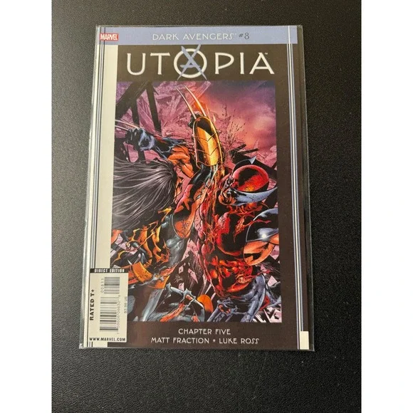 Marvel Dark Avengers 8 Utopia Chapter 5 Matt‎ Fraction Luke Ross Wolverine Daken