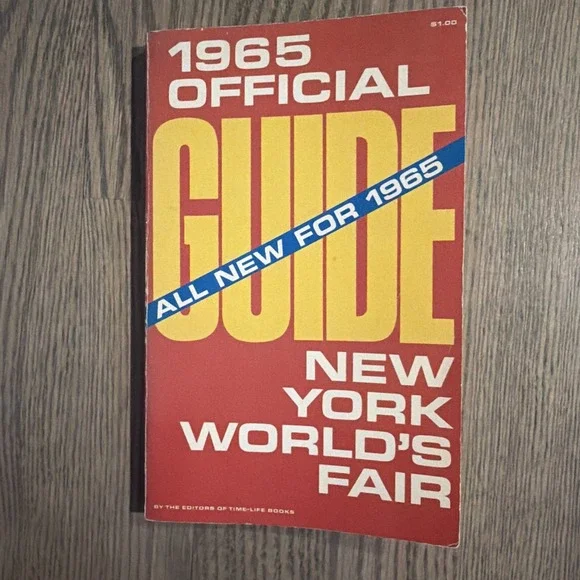 1965 NEW YORK WORLD'S FAIR Official Guide‎ Time Life 280pg Paperback Disney
