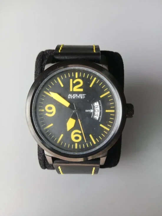 August Stiener Black and Yellow Watch - Pittsburgh Steelers