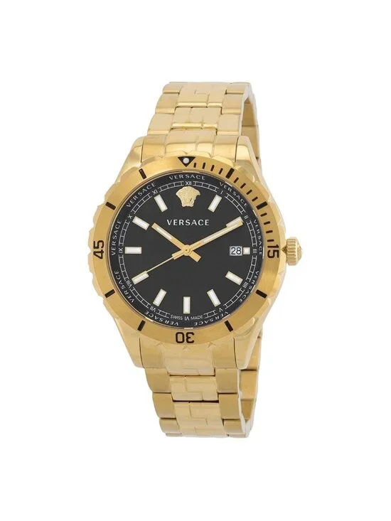 NWT Versace Versus by Hellenyium Quartz Black Dial Men's Watch