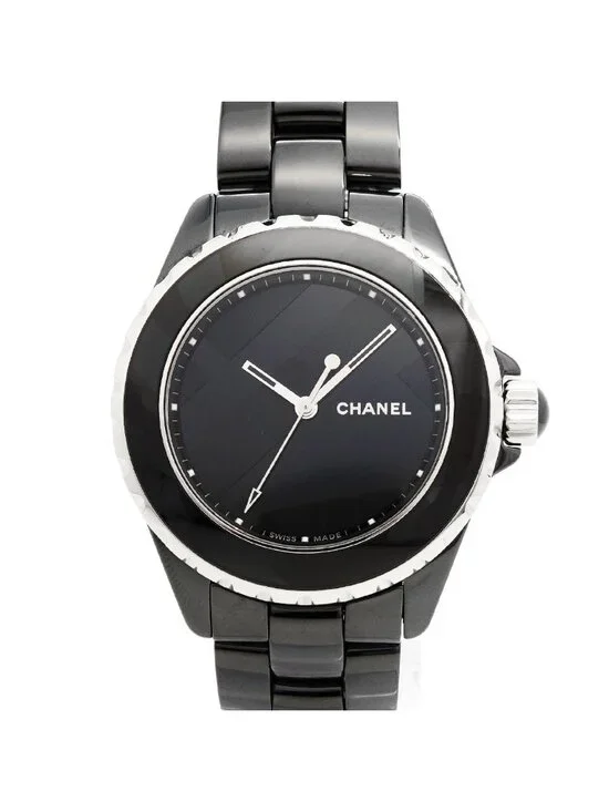 Chanel Untitled Black Dial Watch