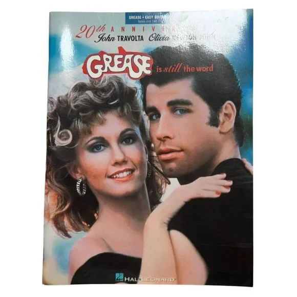 Grease Is Still the Word: Hal-Leonard, Sheet Music, Easy Piano Songbook 1998 NOS