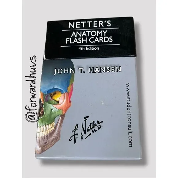 Netter’s Anatomy Flash Cards – 4th Edition – Student‑Annotated Set - Writing - N