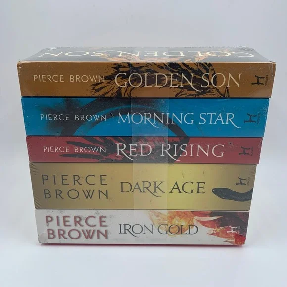 Pierce Brown Red Rising Saga 5 Book Set Paperback New Sealed Hodder UK Edition