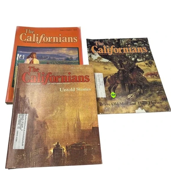 Vintage The Californians Magazines Lot Of 11‎ - Volumes 10, 11, & 12