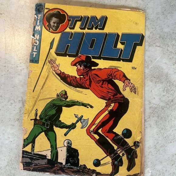 Tim Holt 110-37-The Death Mask Comic Book‎