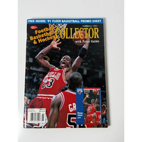 1991 Sports Collectors Digest Football Basketball Collector Michael Jordan