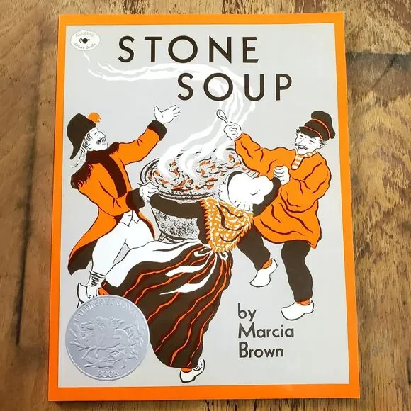 Stone Soup Marcia Brown 1997 Vintage Caldecott Trade Paperback Kids Fiction Book