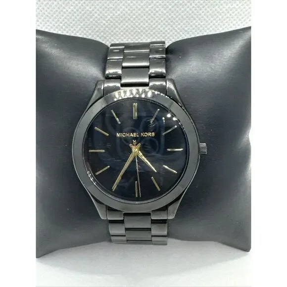 Michael Kors Slim Runway MK3221 Women's Stainless Steel Analog Dial Watch JNA638