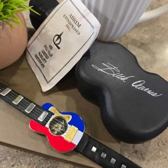 Vintage Guitar Shaped Watch
