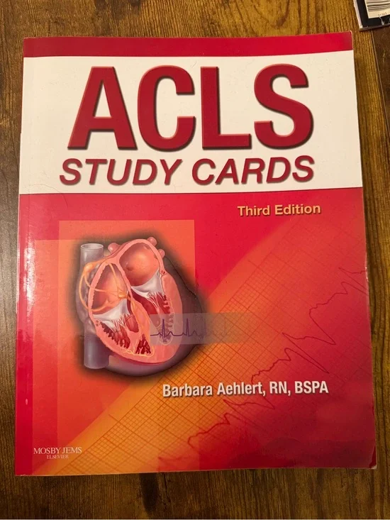 ACLS Study Cards 3rd Edition Barbara Aehlert 500 Flashcards Mosby Elsevier 2009