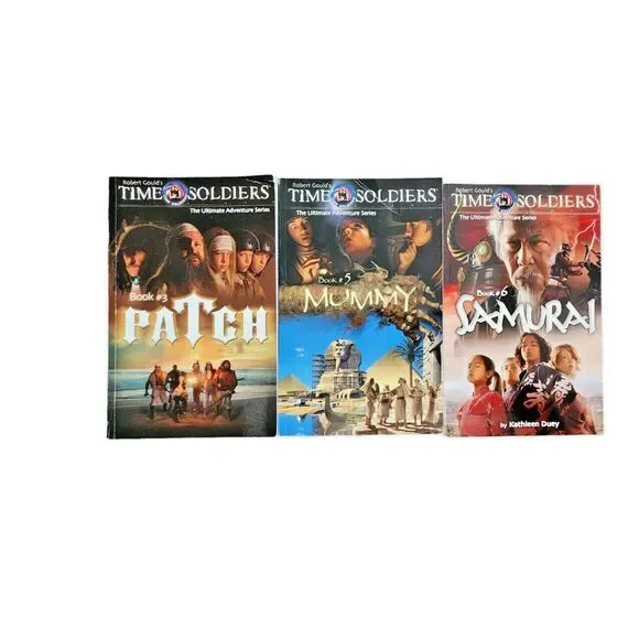 Robert Gould's Time‎ Soldiers The Ultimate Adventure Book Lot - Book # 3,5,6