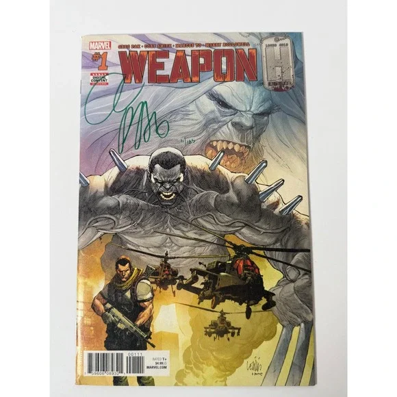 Weapon H #1 Marvel 2018 Signed Greg Pak Dynamic Forces COA Ltd 11/185 Hulk Comic