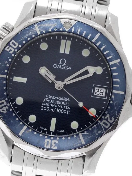 OMEGA Seamaster Diver 300M 2551.80 Date Navy Dial Automatic Boy's Watch_964975