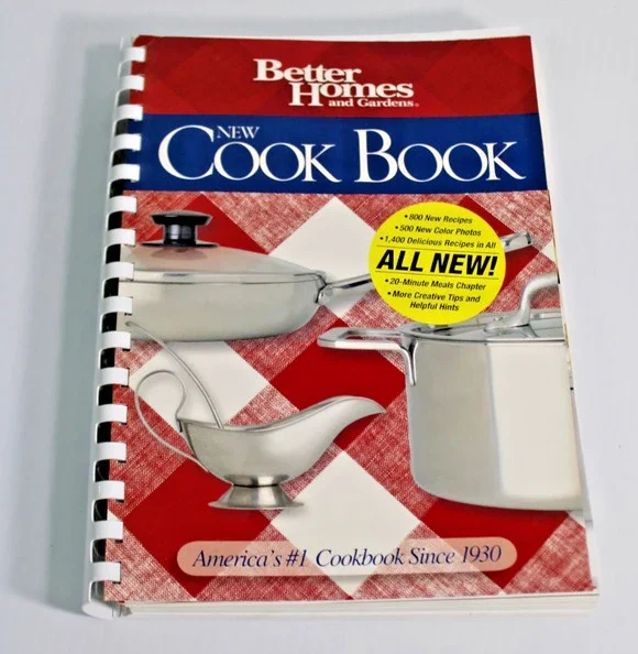 Better Homes and Gardens New Cook Book 14th Edition Comb Bound 2006 Retro PB