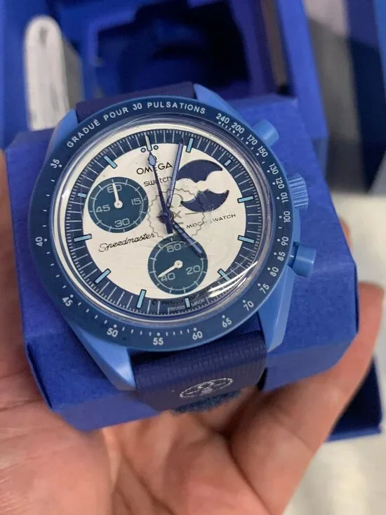 Omega x Swatch Mission To The Super Blue Moon Phase