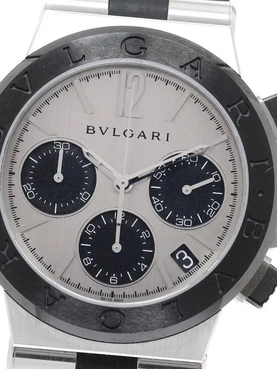 BVLGARI Diagono DG37SCCH Chronograph date Automatic Boy's Watch_951348