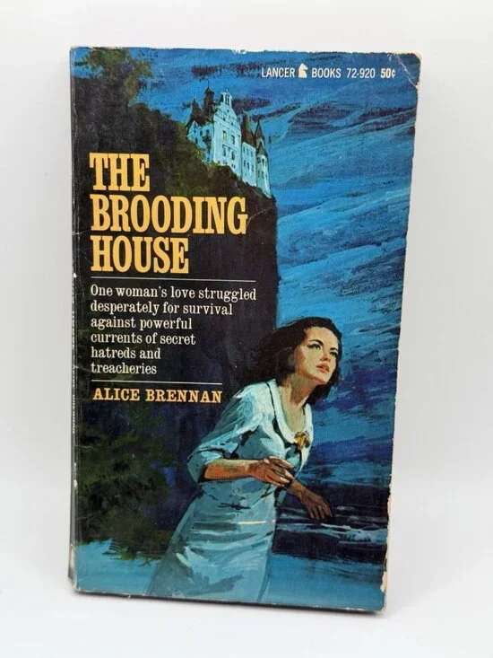 Alice Brennan The Brooding House Lancer Gothic Vintage Paperback 1965‎