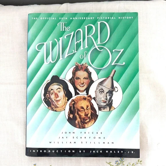 Wizard‎ of Oz Official 50th Anniversary Pictorial History Book 1989 Hardcover