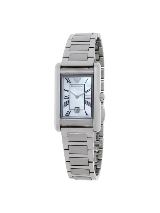NWT Armani Gino Quartz Mother of Pearl Dial Men's Watch
