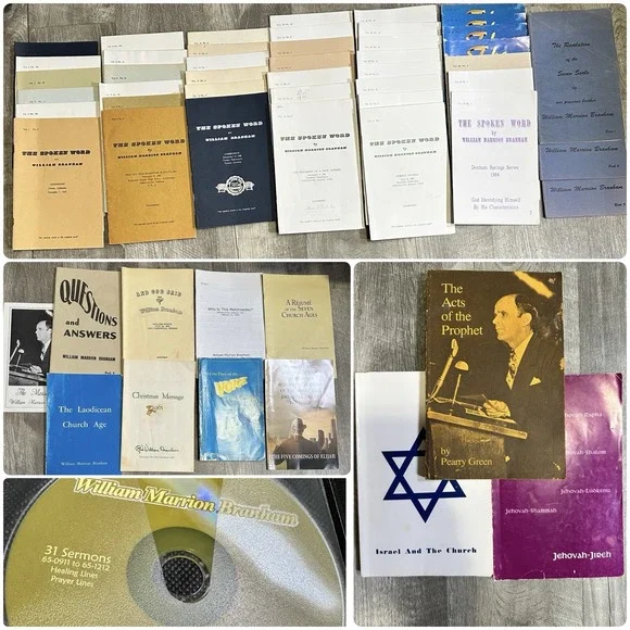 William Marrion Branham Collection 54 Booklets 39 CD 3 Books Acts of the Prophet