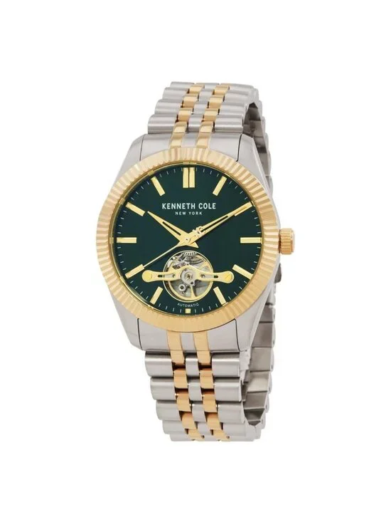 NWT Kenneth Cole New York Automatic Green Dial Men's Watch