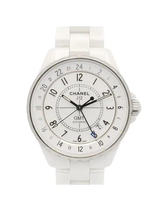 Chanel Watch White Ceramic