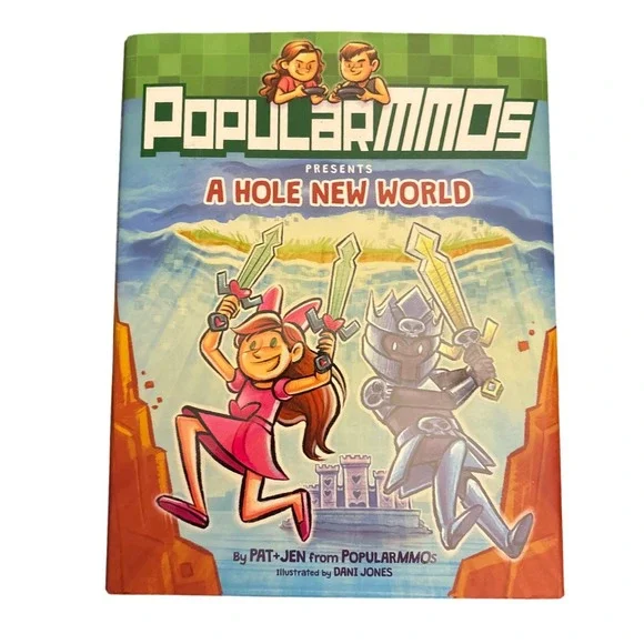 PopularMMOs Presents A Hole New World Graphic Novel Pat Jen‎ Illustrated Jones